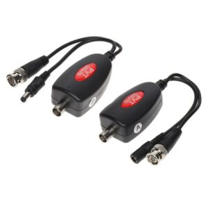 Toite söötja ja vastuvõtja komplekt üle koaksiaalkaabli HD-CVI kaametatele