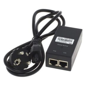 POE NET Injector 1 kanali toite söötja IEEE 802.3at • 24W • 48V • Mode B (klemmid 4,5 +; 7,8 -)