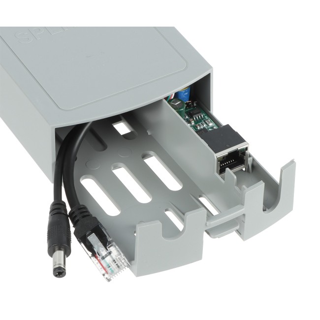 PoE splitter / toite adapter • sisend 44-56VDC - väljund 12VDC plastkorpus pritsmekindel 2 PoE splitter / toite adapter • sisend 44-56VDC - väljund 12VDC plastkorpus pritsmekindel - Image 2