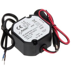 Stabiliseeritud impulsstoiteplokk PSC12015 • 12V • 1.5A • 2.1mm • IP67 • harutoosi sobiv
