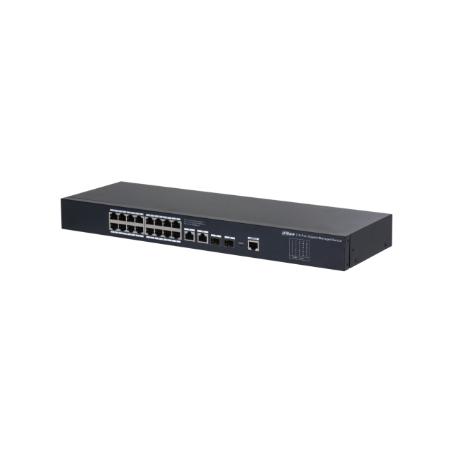 Dahua SG4020 manageeritav Gigabit switch • 18*10/100/1000Mbps + 2*Gbps SFP 1 Dahua SG4020 manageeritav Gigabit switch • 18*10/100/1000Mbps + 2*Gbps SFP