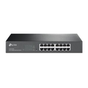 TP-Link TL-SG1016DE manageeritav 16 Gigabit pordiga switch • 19" rack kinnitus • 220V