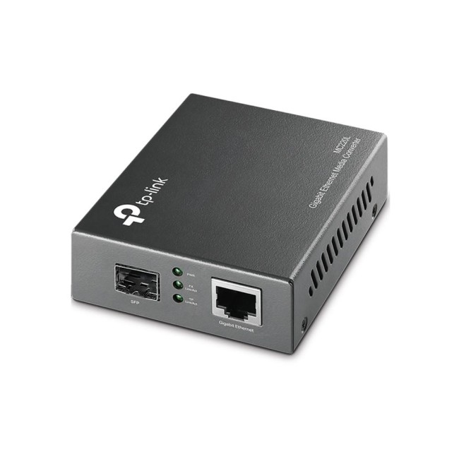 TP-Link MC220L Gigabit Media Converter SFP fibre to copper 1 TP-Link MC220L Gigabit Media Converter SFP fibre to copper