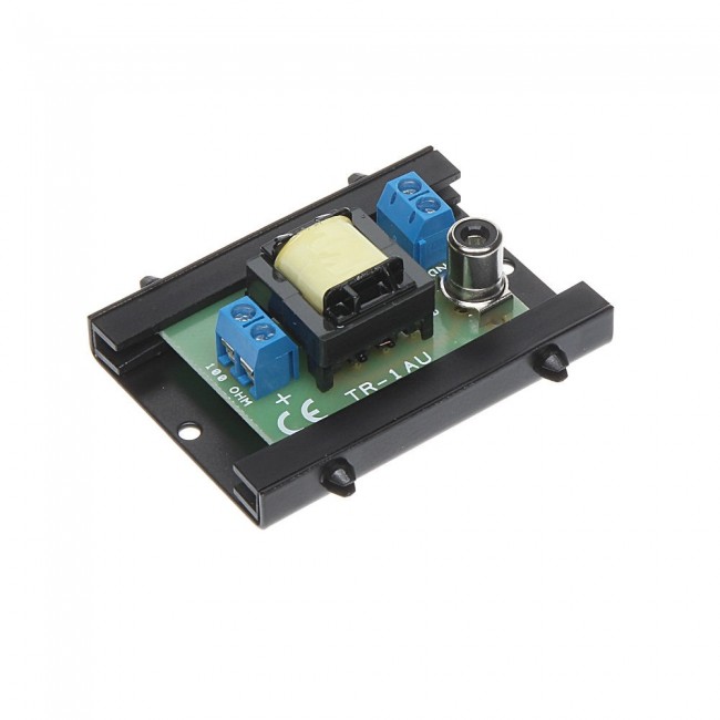 Passiivne Audio keerupaari saatja või vastuvõtja 1200m • terminal RCA või kruviklemm 1 Passiivne Audio keerupaari saatja või vastuvõtja 1200m • terminal RCA või kruviklemm