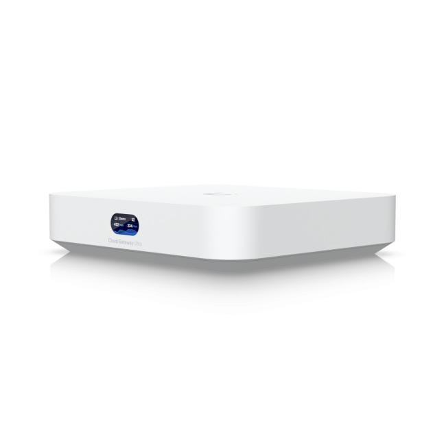 Ubiquiti Unifi Cloud Gateway Ultra võrgulüüs-ruuter • 4 GbE porti, 1 2.5 GbE WAN port 1 Ubiquiti Unifi Cloud Gateway Ultra võrgulüüs-ruuter • 4 GbE porti, 1 2.5 GbE WAN port