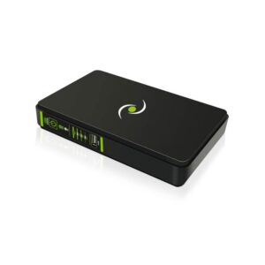 Tecnoware FGCERAPLDC252 UPS 25W, väljund 12VDC, 9VDC, 5VDC 1A USB, PoE 24/48VDC, aku 8800mAh