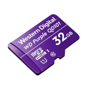 Western Digital Purple QD101 WDD032G1P0C 32GB microSD mälukaart spetsiaalselt turvakaameratele