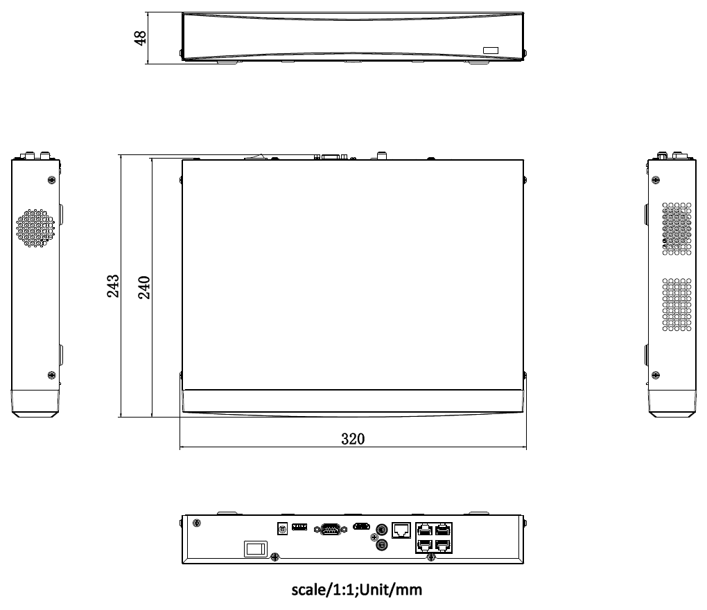 NVR salvesti DS-7604NXI-K1/4P(D) 4-kanalit PoE 1xHDD AcuSense 3 NVR salvesti DS-7604NXI-K1/4P(D) 4-kanalit PoE 1xHDD AcuSense - Image 3