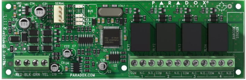 Väljundmoodul PGM4 4-kanalit 1 Väljundmoodul PGM4 4-kanalit