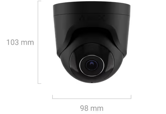 IP kaamera TurretCam 8MP 2,8mm kuppel ASP PoE must 2 IP kaamera TurretCam 8MP 2,8mm kuppel ASP PoE must - Image 2