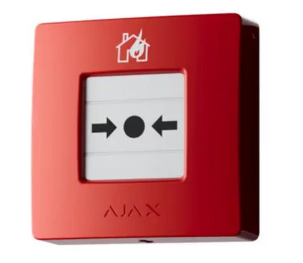 Ajax EN54 ManualCallPoint Red Jeweller Wireless Call Point