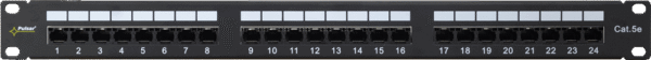Pulsar RP-U24V5 CAT5e 24-portne UTP pasiivpaneel
