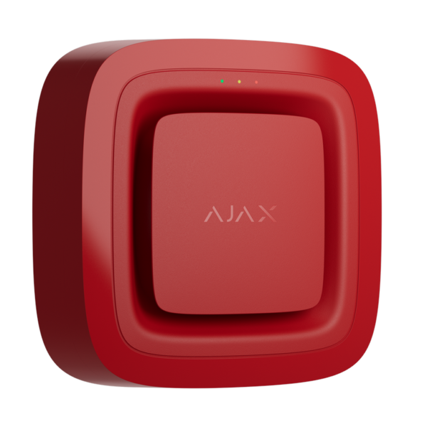 Ajax EN54 FireProtect Sounder Jeweller Wireless Siren, Red