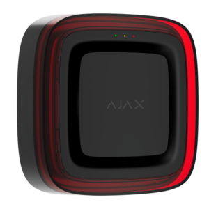 Ajax EN54 FireProtect (Sounder/VAD) juhtmevaba sireen vilkuriga, must