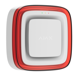 Ajax EN54 FireProtect (Sounder/VAD) juhtmevaba sireen vilkuriga, valge