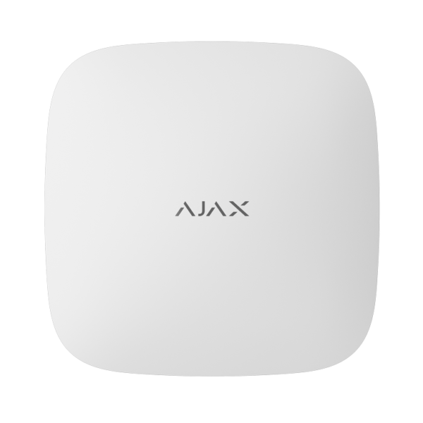 AJAX Hub2 Plus valge, keskseade, Ethernet, Wi-Fi ja 2x GSM
