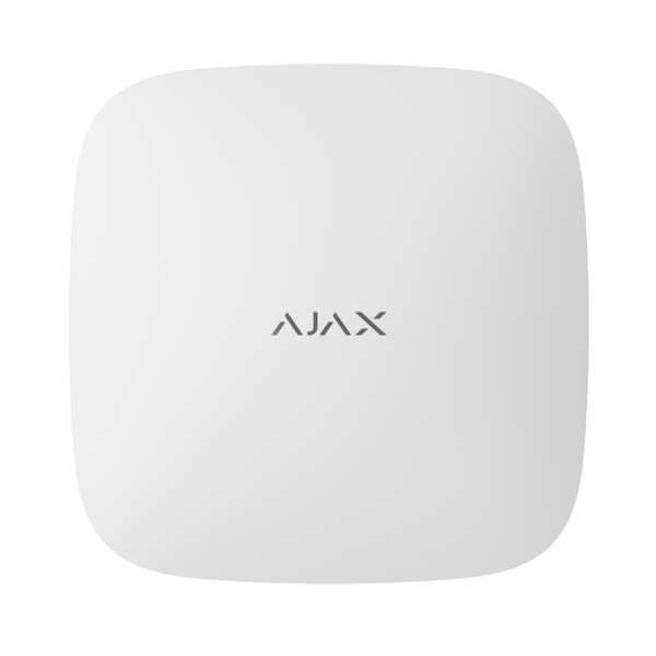 AJAX Hub2 (4G) valge, keskus, Ethernet ja 2x GSM