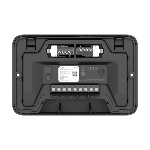 Ajax EN54 I/O Module 2X2 Jeweller Wireless Module, Black