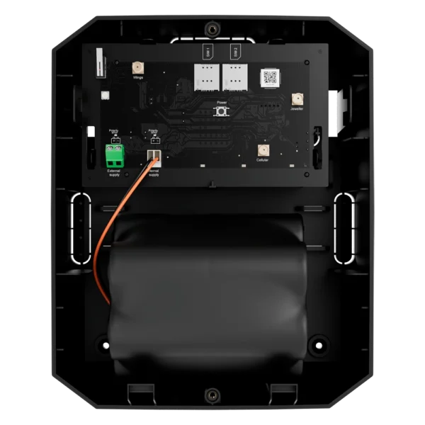 Ajax Hub BP Jeweller Battery-Powered Control Panel, Black