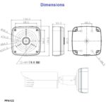 Dahua PFA122 Square Junction Box for Cameras — изображение 2