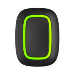 Ajax Button paanika- või juhtimisnupp, must