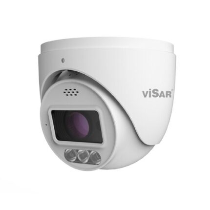 Visar VSC IPT6VD-ALMZ 6MP IP Dome Camera, 2.8–12mm, Dual Light, Sound and Light Alarm