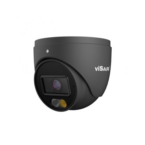 Visar VSC IPT6VDs4cF28D 6MP IP Dome kaamera, 2.8mm, Dual Light, must