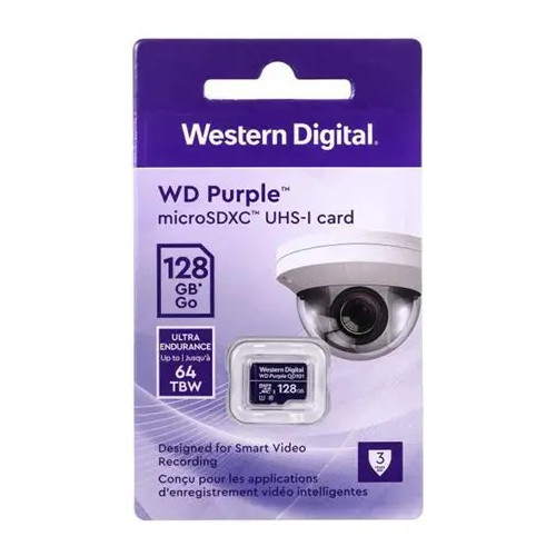 Western Digital Purple MicroSD mälukaart 128GB
