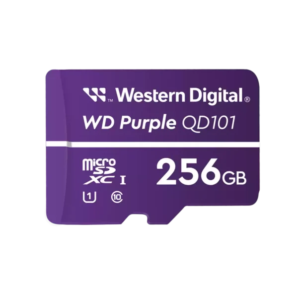 Western Digital Purple MicroSD Memory Card 256GB