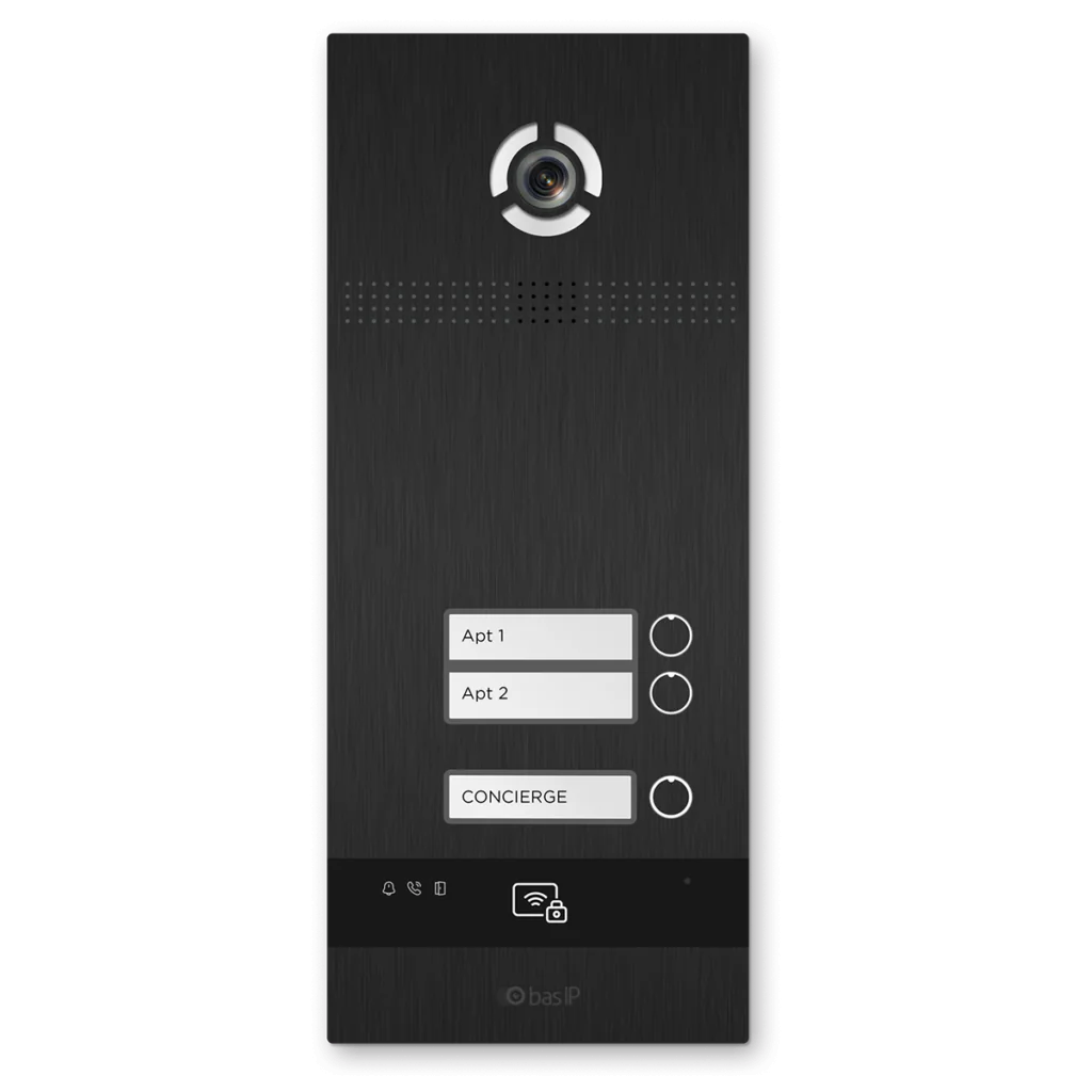 BI-02FBI_black-1024×1024-cameraworld BI-02FBI Intercom Entry Panel kahe nupuga, Black, BAS-IP - Pilt 1
