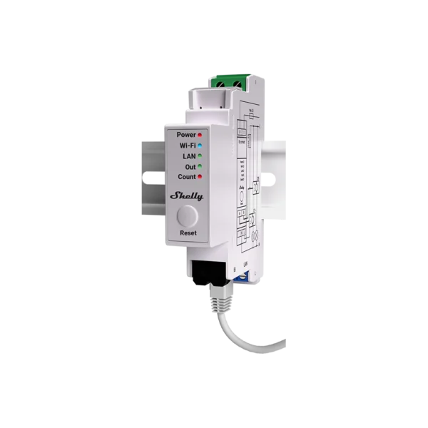Shelly Pro EM-50 – for DIN Rail Mountable 2-Channel, Single-Phase Energy Meter