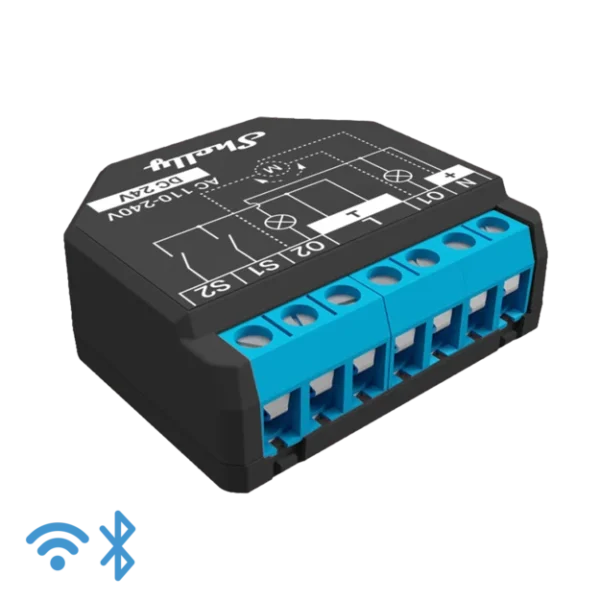 Shelly Plus 2PM – Smart 2-Channel Switch Power Consumption with Metering
