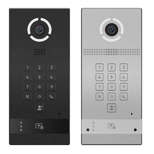AV-09KFBI Intercom Entry Panel kortermajale, Black, BAS-IP