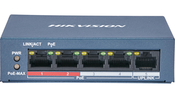 Lüliti DS-3E0105P-E/M/B 4-pordine Fast Ethernet hallatamata POE