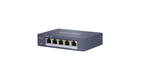 Lüliti DS-3E0505HP-E 4-porti 1000Mbps hallatav PoE