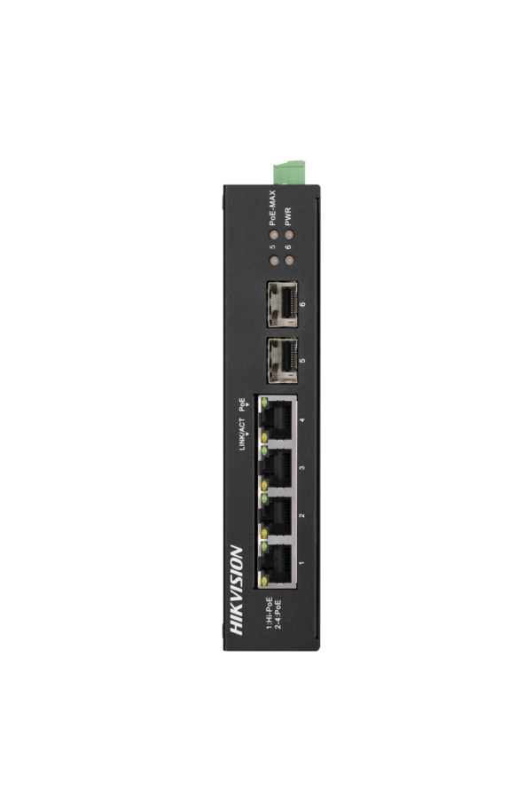 Switch DS-3T0506HP-E/HS POE Tööstuslik 4 porti