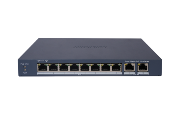 Lüliti DS-3E1510P-EI/M 8-porti Must