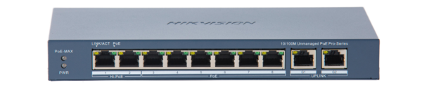 Switch DS-3E0310HP-E(C) 8 porti 10/100Mbps PoE 110W Unmanaged Desktop