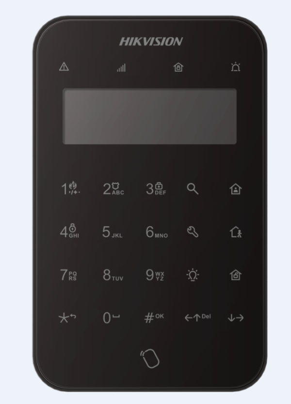 LCD-klahvistik DS-PK1-LT-WE Must