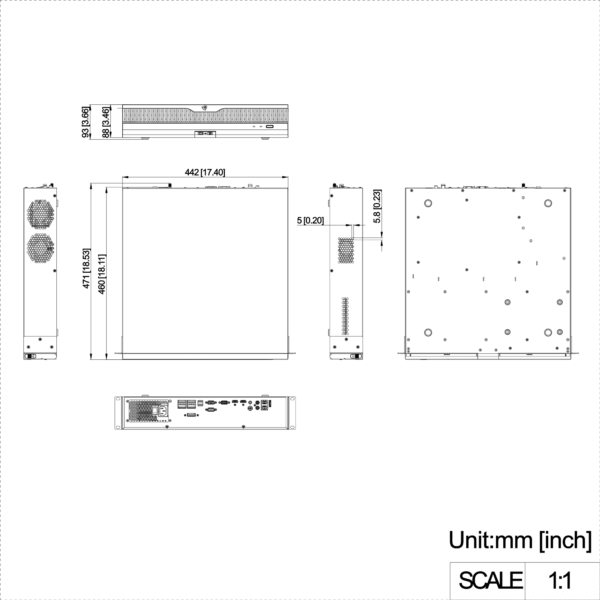 NVR iDS-9632NXI-M8/X 32 kanalit 2U 8K