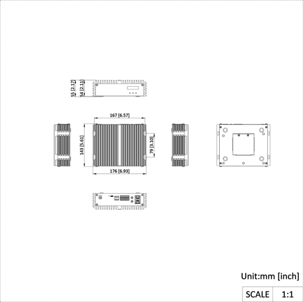 NVS IDS-6704NXI-S/T 4-kanalit DeepinMind Black
