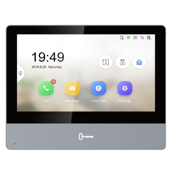 Fono monitor DS-KH8350-TE1 7" LCD puutetundlik PoE
