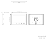 HD Intercom monitor DS-KH7300EY-WTE2 2 -Wire - Bild 7
