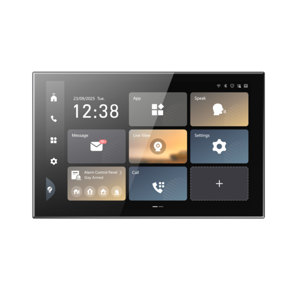 Intercom monitor DS-KH9570-WTE1/S 10.1" 2.5D IPS Color Touch Display 9-seeria