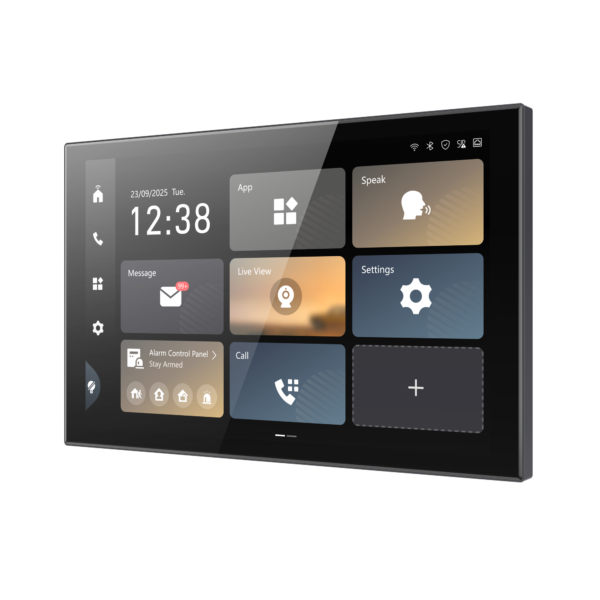 Intercom monitor DS-KH9570-WTE1/S 10.1" 2.5D IPS Color Touch Display 9-seeria
