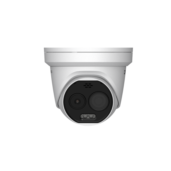Thermal Camera HM-TD1228-7/G1/T3A 5MP 7mm + 8mm Dome white