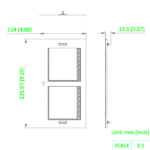 Raam fonole DS-KD-ACF2/S 2-ne Junction Box roostevaba - Image 10