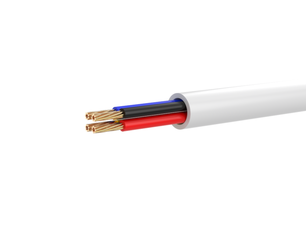 Valvekaabel DS-1AC4AUC1 4×0.22 PVC Eca varjestamata White 100m
