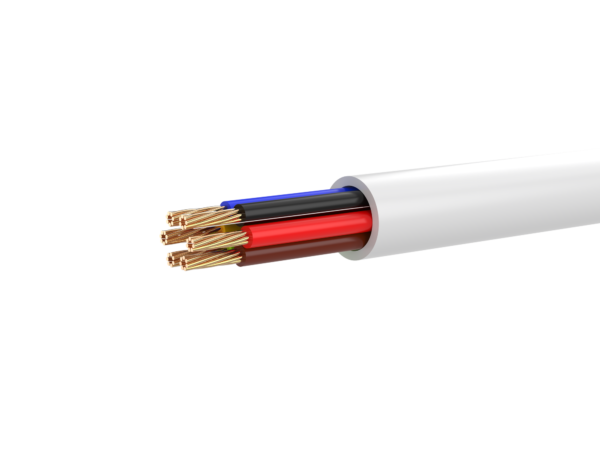 Valvekaabel DS-1AC6AUC1 6×0.22 PVC Eca varjestamata White 100m