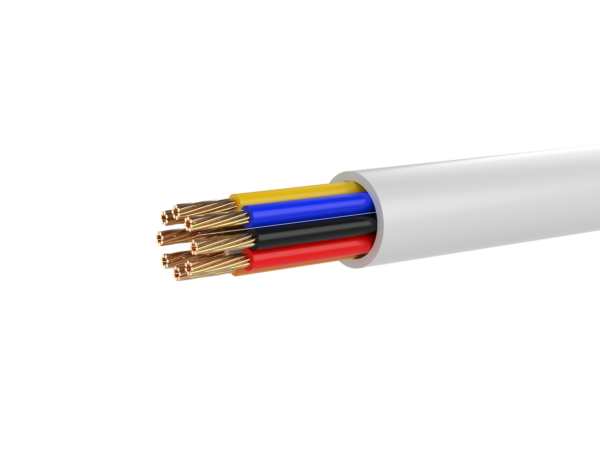 Valvekaabel DS-1AC8AUC1 8×0.22 PVC Eca varjestamata White 100m